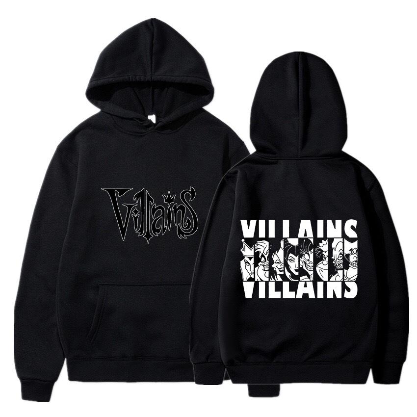 Villains Hoodie Sweatshirts Men Women Fashion Casual  Autumn Winter Fleece Streetwear Tops