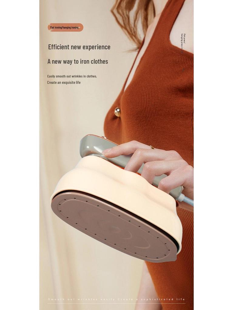 Portable High-Power Handheld Electric Iron with Large Steam Display for Garment Care