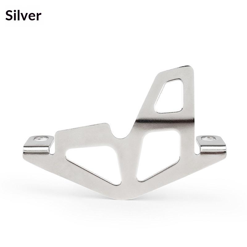 

CNC Aluminum Alloy Mountain Bike Rear Caliper Guard Plate Rear Brake Pump Protector Pump Protective Cover Easy Install серебряный