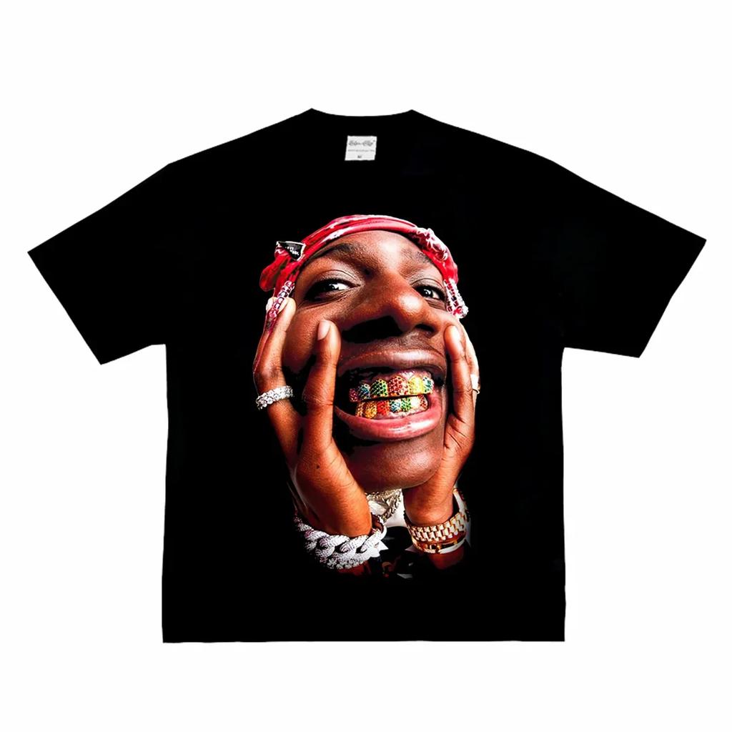 Printed Men Vintage Tops Hip Hop Streetwear Oversized Tshirt Short Sleeve T-Shirts Casual Clothing Summer Fashion T Shirts Women