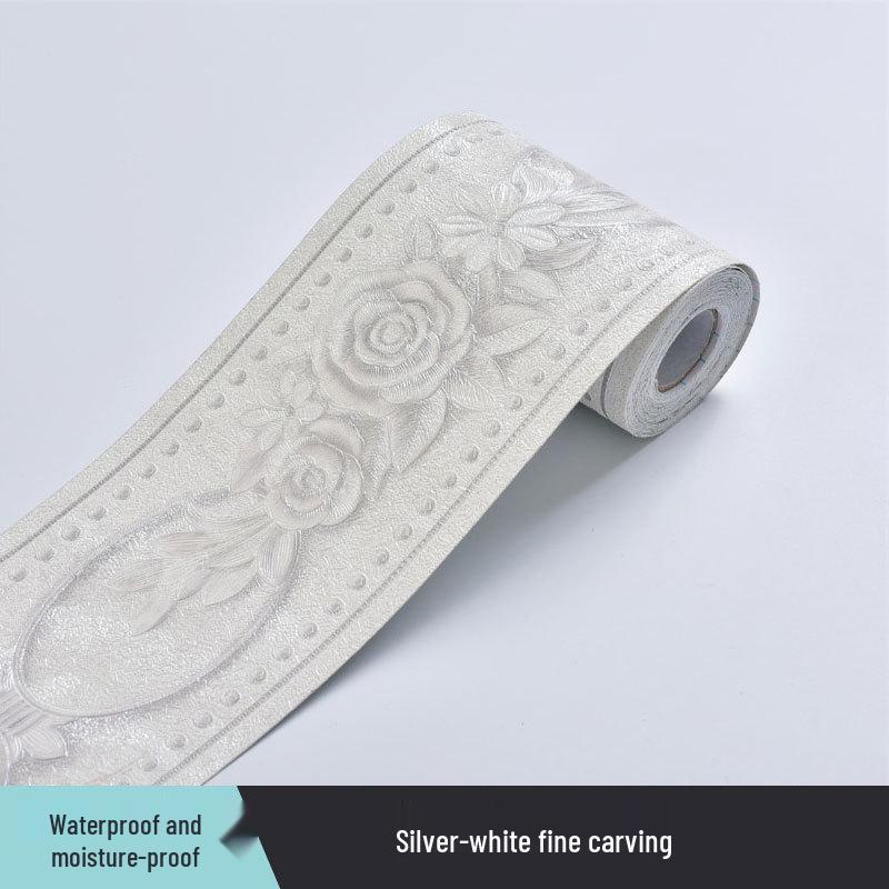 Plintă Decorativă Impermeabilă din PVC și Autocolante de Perete pentru Casă