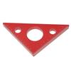 Aluminum Alloy Right Angle Ruler DIY Woodworking Triangle Ruler Measuring Gauging Tool