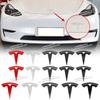 SGJPH1 For Tesla Model 3 Model Y Car Logo Badge Hood Front Grille Rear Trunk Decoration Sticker Accessories Cybertruck Roadster SpaceX