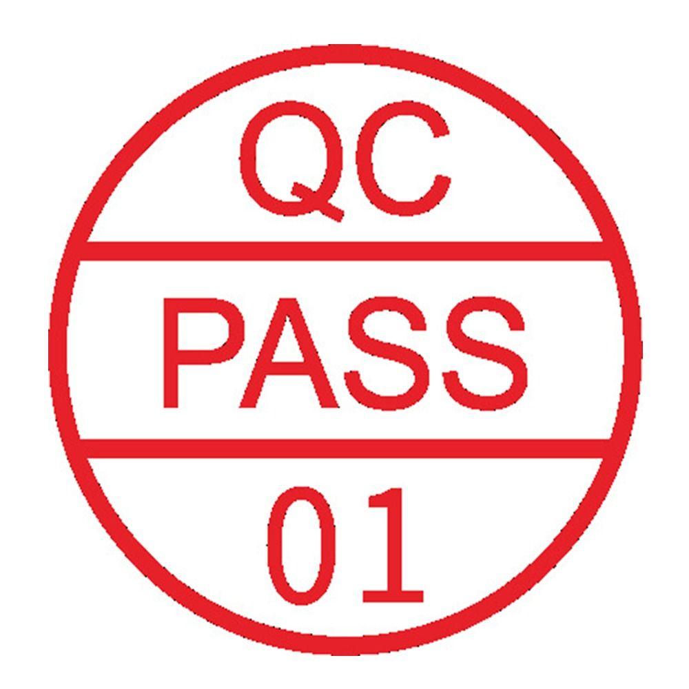 Engraved QA QC Inspect Stamp Self-Inking Quality Inspection Stamp Quality PASS Stamp  Office Supply