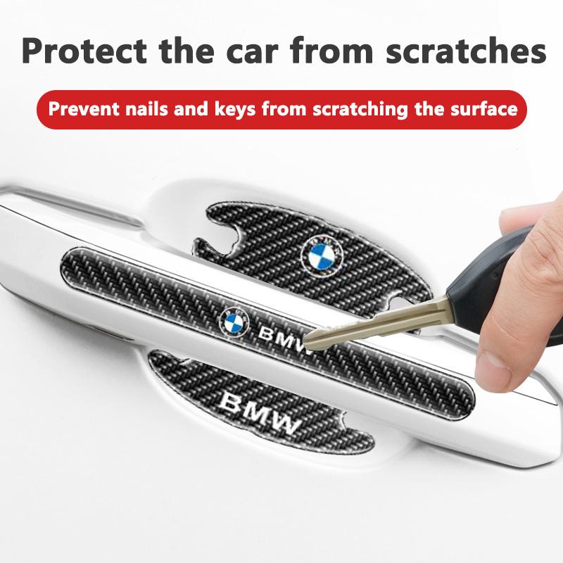 For BMW Performance F30 F10 E90 F20 E46 E60 E70 E39 E36 E87 X7 4/8pc Car Door Handle Bowl Sticker Protector Anti-collision Strip pdzp71