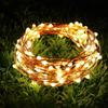 Copper Fairy String Lights Rice Light (100 LED) Fairy Lights, String Light for Diwali, Christmas, Warm White