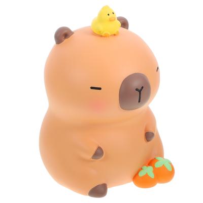 Capybara Sparschwein Dekoration für Schlafzimmer Tier geformt Haushalt Kind Geld Vinyl klar Banken Kinder