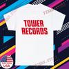 Tower Records Vintage Men's White Yellow Size S-5XL