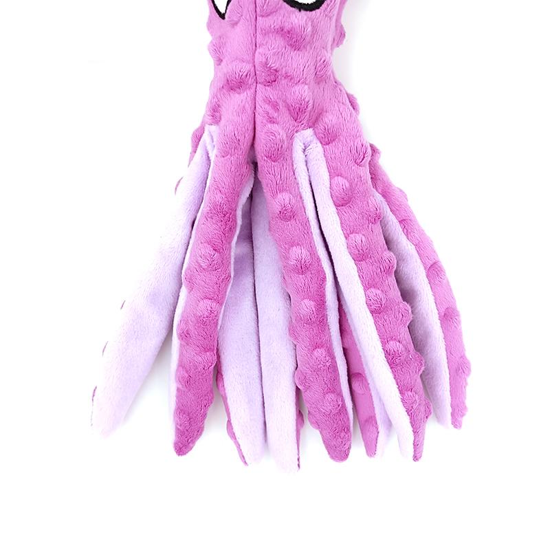 Pet Plush Toy Cat Dog Voice Octopus Shell Puzzle Toy Bite Resistant Interactive Pet Dog Teeth Cleaning Chew Toy Pet Supplies