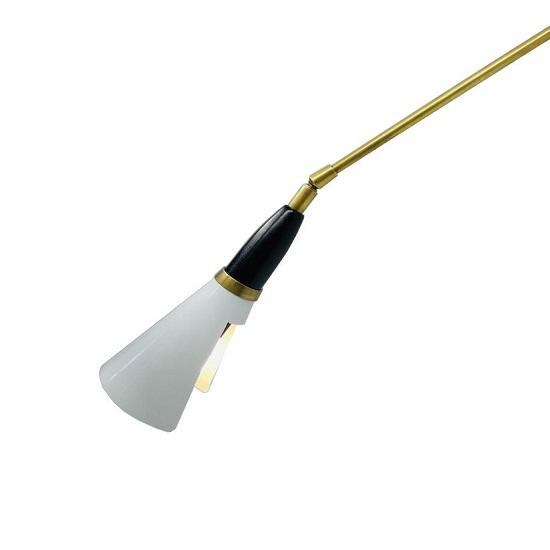 Sputnik Leuchte Küchenleuchte Italienisches Diabolo Design Wandleuchte 1950er Mid Century Leuchte Wandleuchte Zweifarbig Rohmessing