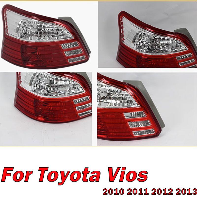 Car Accessories Rear Tail Light Turning Signal Brake Lamp Assembly Without Bulbs For Toyota Vios 2010 2011 2012 2013 Auto Parts