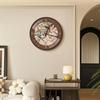 Round Restaurant Wall Clocks Design Aesthetic Silent Wall Clocks Chinese Style Digital Orologio Da Parete Ornaments Home Decor