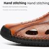 38-48 Herren Übergröße Leder Strand Sandalen