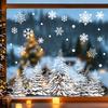 Christmas Snowflake Electrostatic PVC Window Decoration Sticker