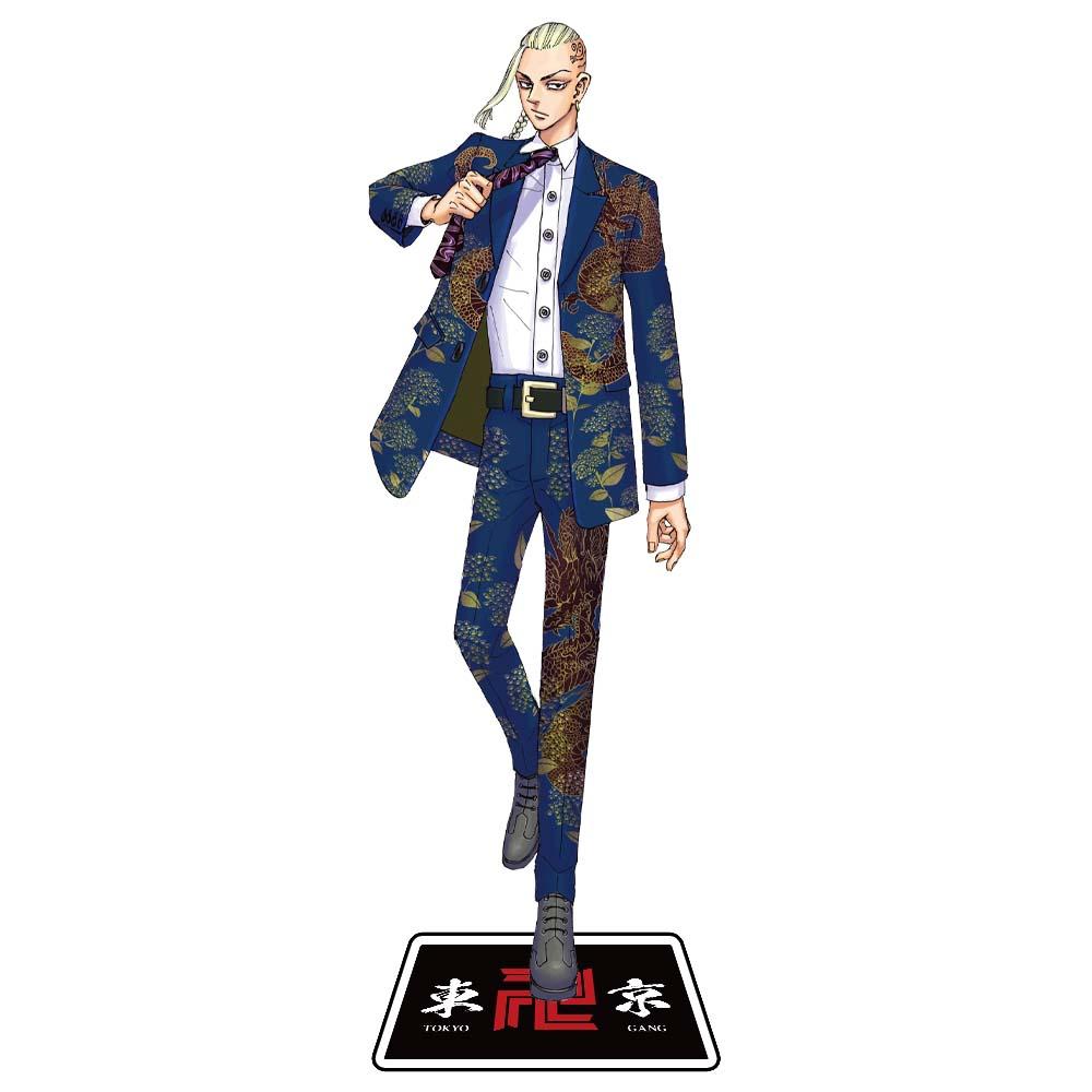 Anime Tokyo-revenge Acrylic Bracket Model Character Manjiro Sano Draken Model Desktop Ornament Standing Fan Collection Gift