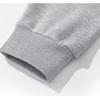 Men's Casual Loose Solid-Color Half-Zip Hooded Sweatshirt, Sports Sweatshirt