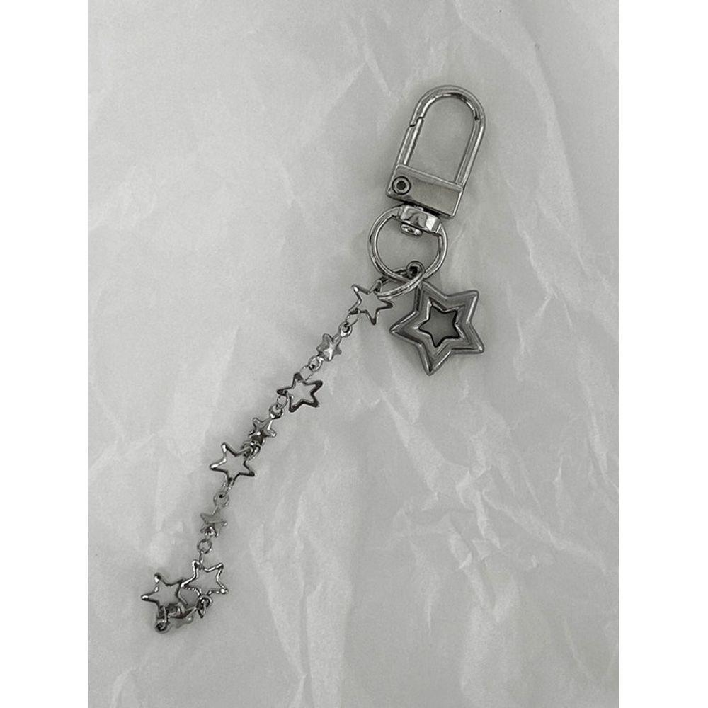 

Брелок-значок Серебряная звезда Silver