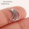 5Pcs Strawberry/Cherry/Pineapple/Watermelon Charms Stainless Steel Fruits Pendants DIY Bracelets Necklace Making Jewelry Making