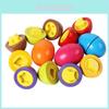 Wooden Educational Toy Twist Egg Shape Matching For Kids Learning And Cognitive Development