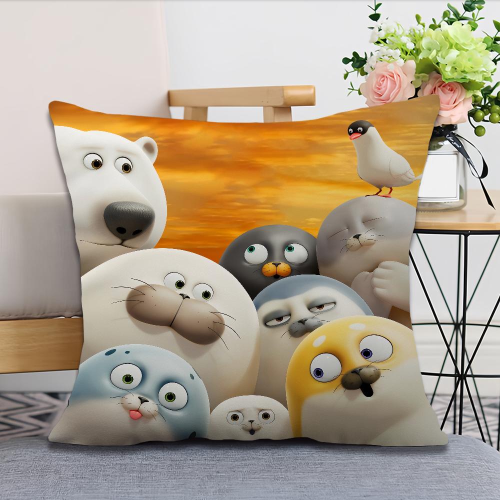 

cushion cover soft Comfortable Pillow Case S-Sealook for Sofa funny Living cartoon Room Home office Decor Protective Covers 30x30CM(12x12in)