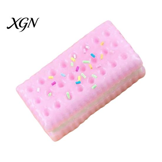 Squeeze Stress Ball Long Biscuit Relief Toy Simulation Strawberry Chocolate Sandwich Decompression Food Sensory Workers Relaxation Gift