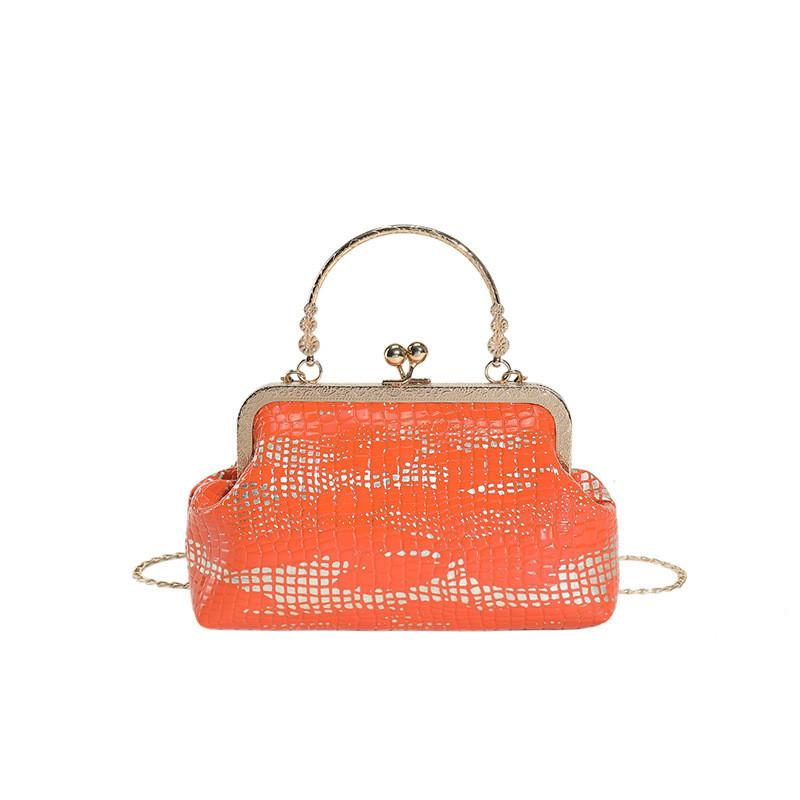 

Fashionable Small Square Bag With Soft Pu Material For Daily Use помаранчевий