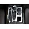 Car Interior Gear Shift Knob Panel Cover Trim For BMW X5 F15 X6 F16 Chrome Inner
