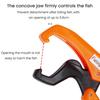 2Pcs Floating Fish Lip Gripper Set Ergonomic Handle Safety Locking Mechanism Non-Puncture Fish Control Pliers Tools with Lanyard