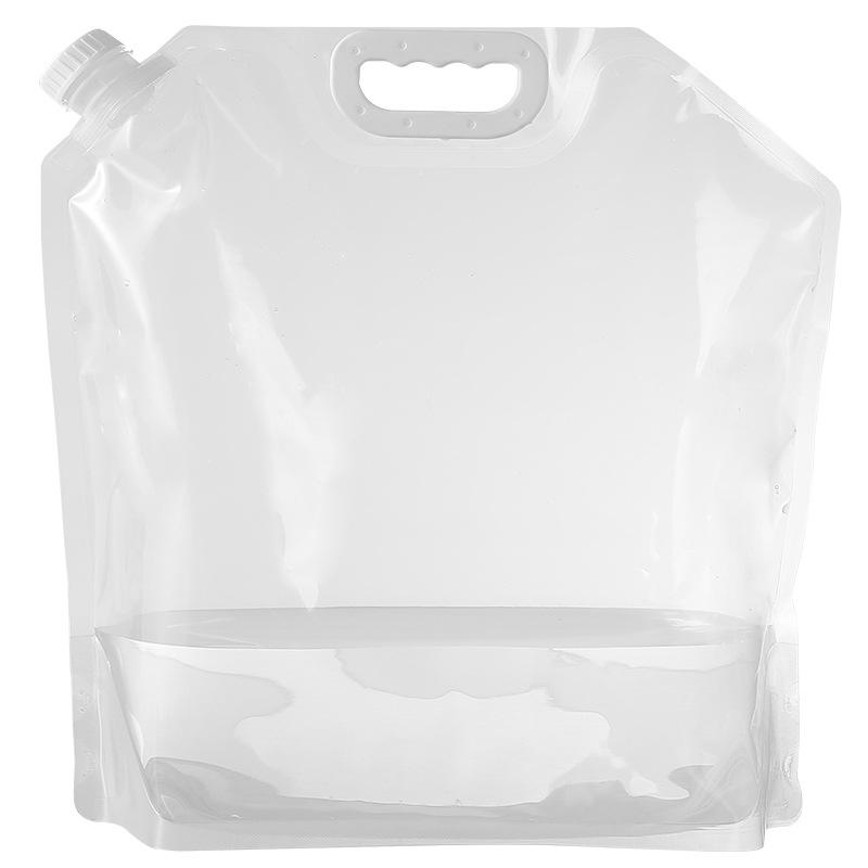 Outdoor Portable Water Bag, Folded and Stacked, Thick Camping Plastic Water Bucket, Concert Music Festival Water Storage Bag