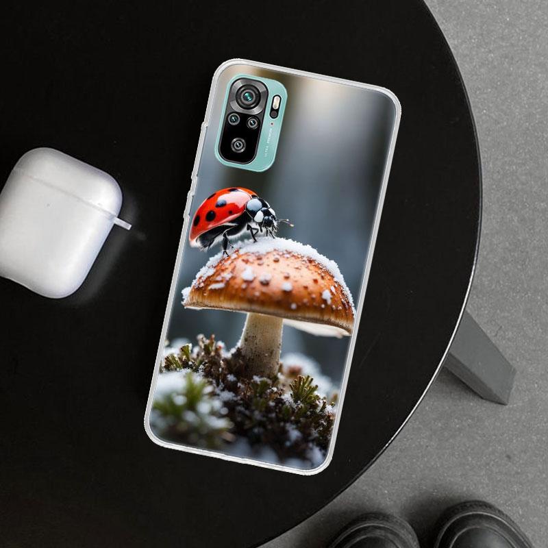 Insect Seven-Star Ladybug Phone Case Cover for Xiaomi Redmi Note 15 14 13 12 11 Pro Plus 14S 12S 11S 11T 11E 10S 10 Customized F