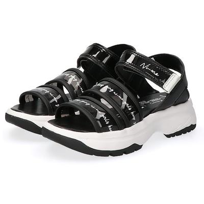 Sandals NM J108 Girls Black Cm 2E [Moonstar] 20.0