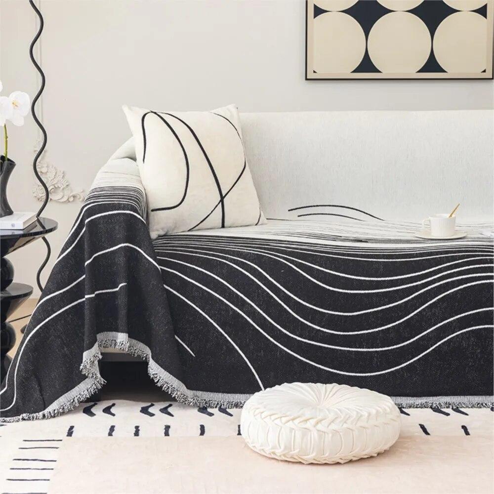 Luxury Sofa Towel Blanket for Living Room Chenille Non-slip Sofas Towel Couch Cover Corner Sofa Seat Pad Home Protection Covers