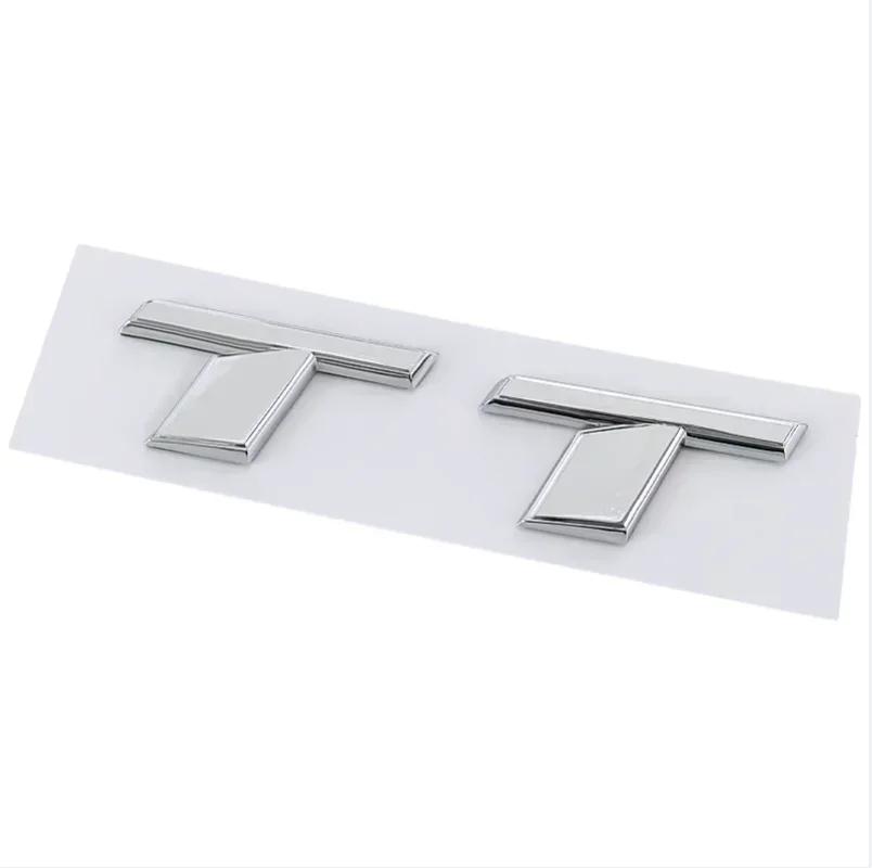For Audi RS3 3D ABS Chrome Black TT Logo Car Rear Trunk Emblem Badge Sticker Decals for Audi TT RS MK1 8N 8J MK3 8S MK2 Accessories