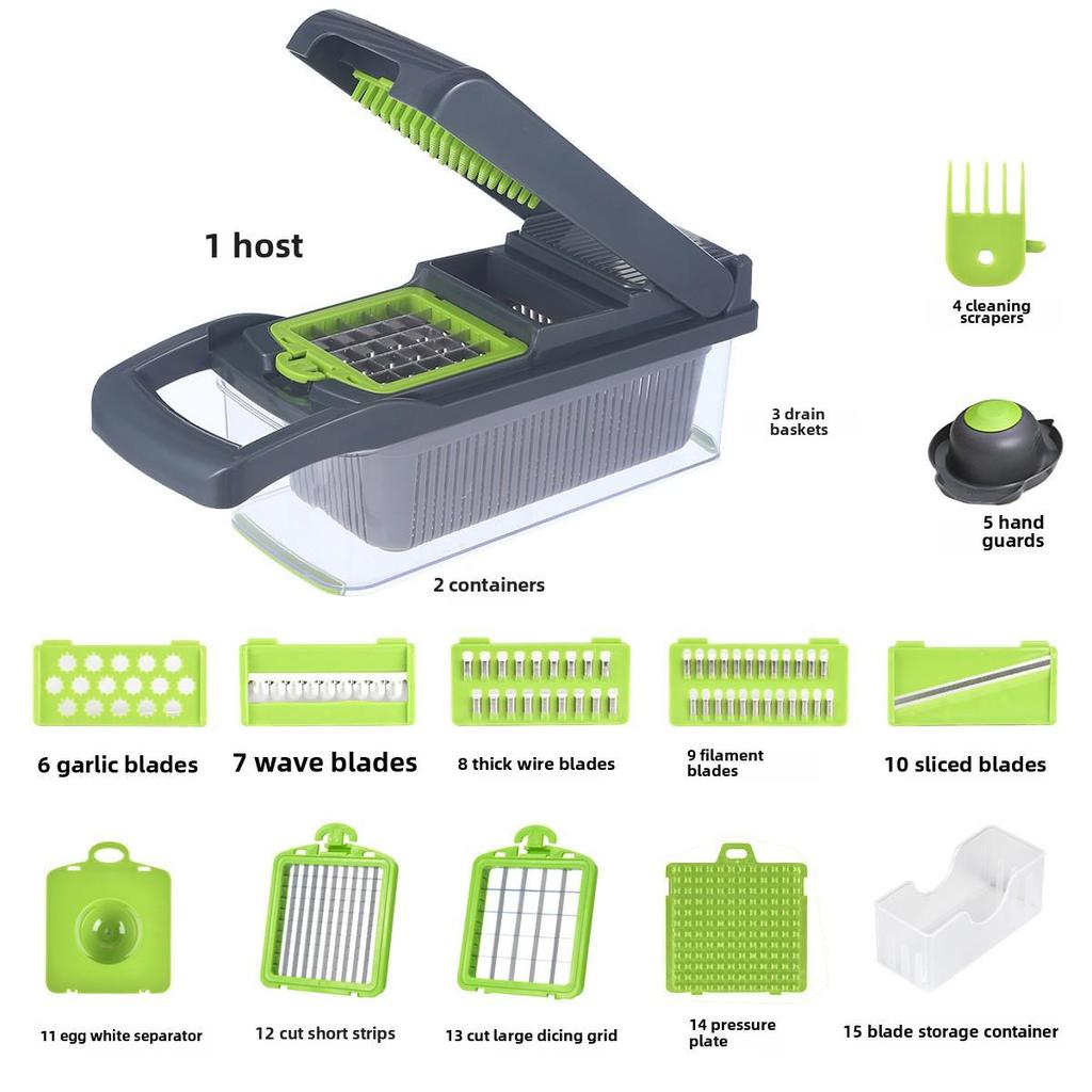 "Multi-purpose Kitchen Vegetable Cutter: Versatile Tool for Efficient Food Prep"