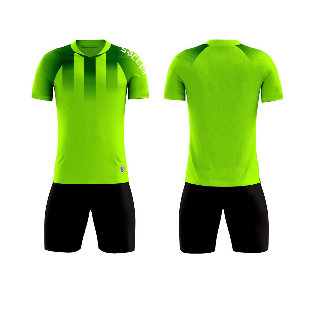 25. Football Uniform Set Men'S Competition Training Team Uniform Printed Jersey Children Adult Sports Suit Jersey Soccer Men