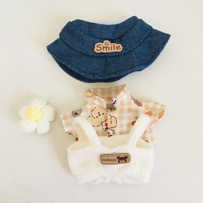 בגדי בובת קטיפה ויניל חמודה 17 ס"מ קופסה עיוורת - תליון LaBuBu שמלת אביזרים