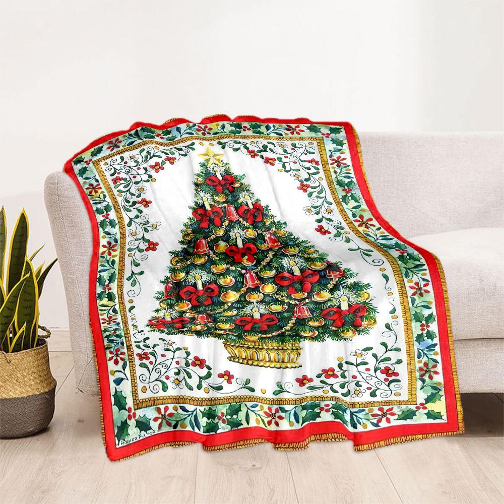 Christmas 140 Blanket Ultra-Soft Perfect for Bedding Sofa Bed All-Season Use Warmthful Decor Best Holiday Gift for Friends Family