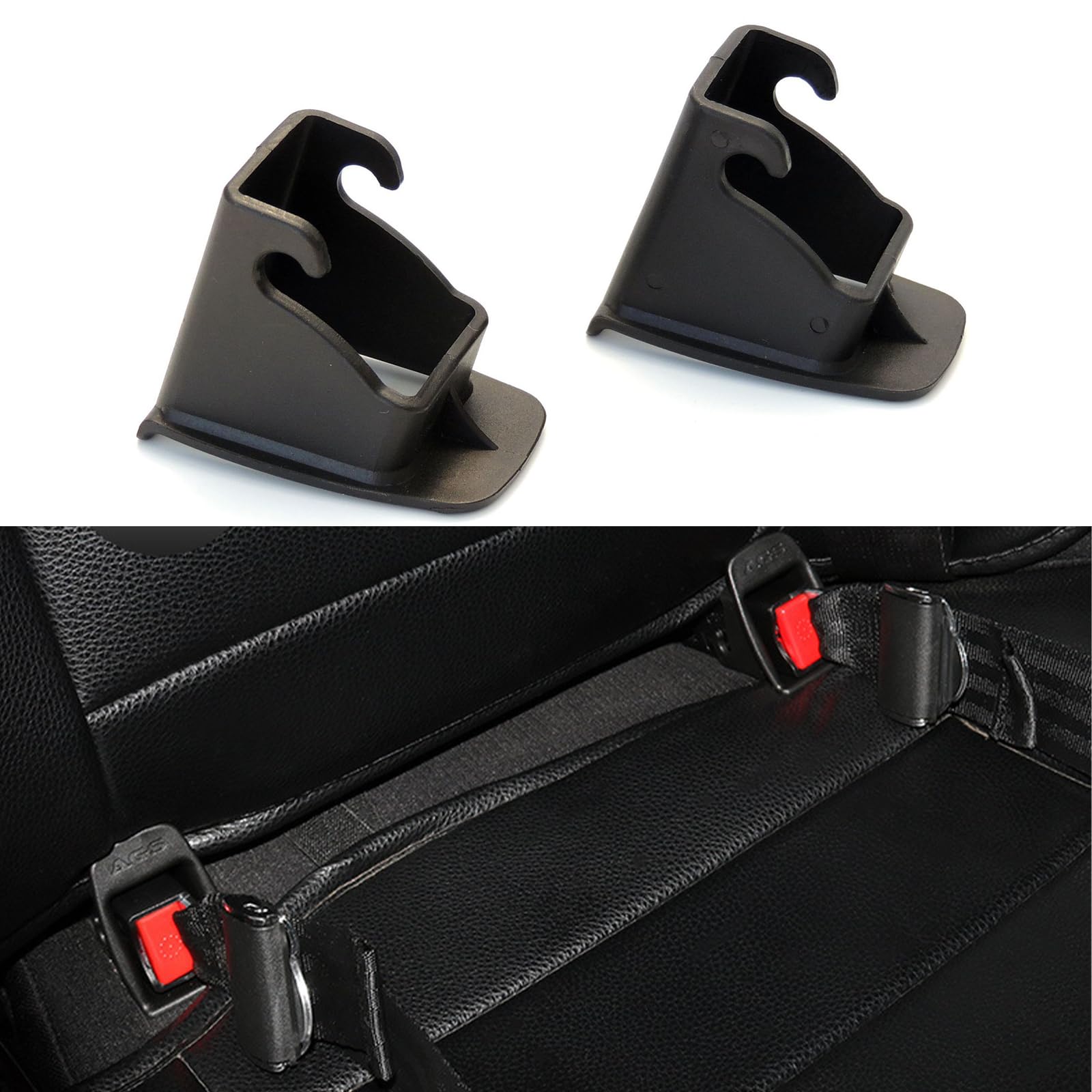 

Мирхуа Направляющая канавка интерфейса детского сиденья, Расширенное направляющее отверстие, Комплект из 2 штук, Спинка автомобиля чёрный