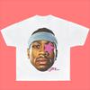 Allen Iverson Ai Pink Star Boxy Shirt Oversized Graphic Tshirt Streetwear Y2k Funny Christmas Gift Shirt
