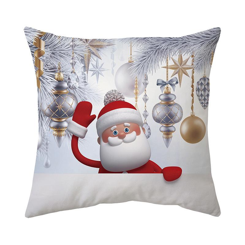 Christmas Atmosphere Home Pillow Cushion Cover Holiday Gift Nap Sofa Car Gift Pillow