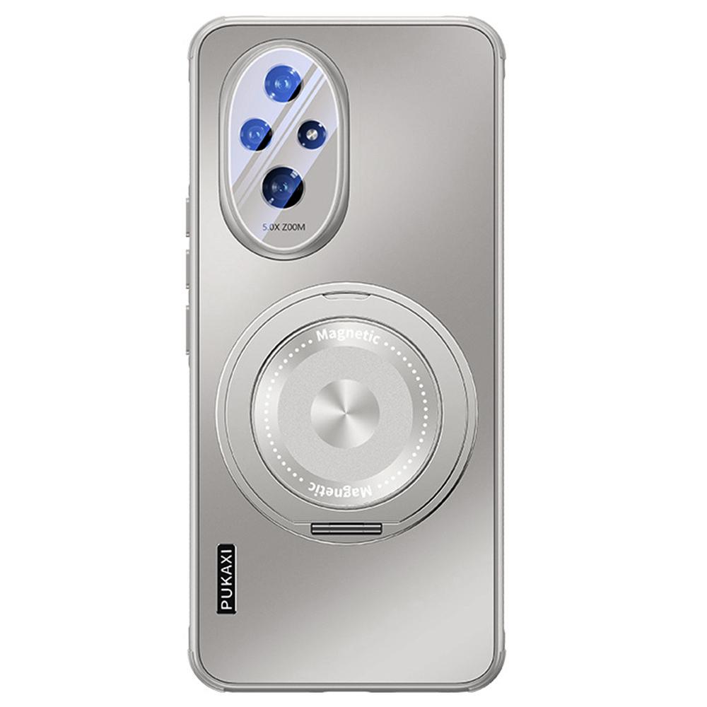 

Чехол для Honor 200 Pro 5G, совместимый с MagSafe, с подставкой, из ТПУ+ПК, с теплоотводом, чехол для телефона Grey