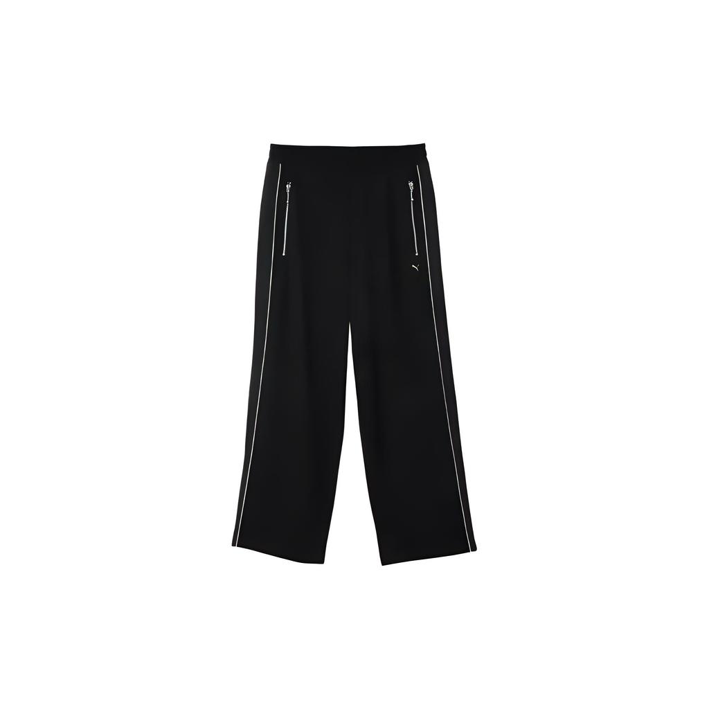 New PUMA FutureKnit Casual Pants Unisex Black 630480-01