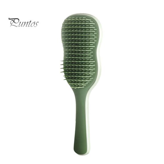 Peigne de massage à coussin d'air avec poils doux, peigne de coiffure à long manche pour éviter les enchevêtrements de cheveux, brosse antistatique de massage du cuir chevelu pour femmes et filles