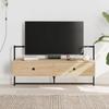 VidaXL Wall-mounted TV Cabinet Sonoma Oak 100.5x30x51 Cm Engineered Wood 833459