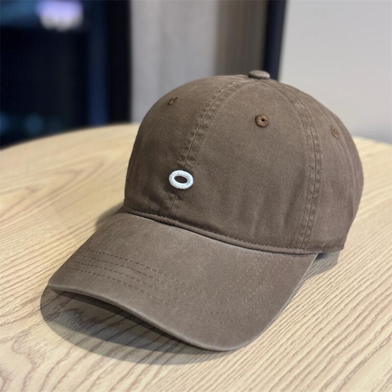 New white casual hat, women's big head circumference baseball cap, small face, enlarged and deepened soft top cap