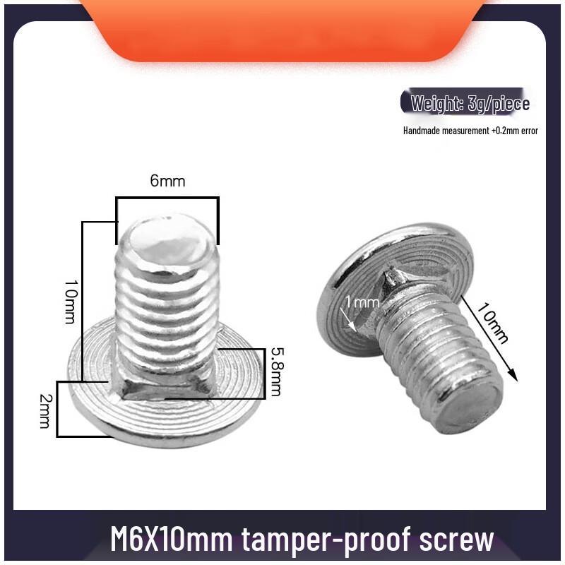 Smart Fingerprint Lock Anti-theft Screws