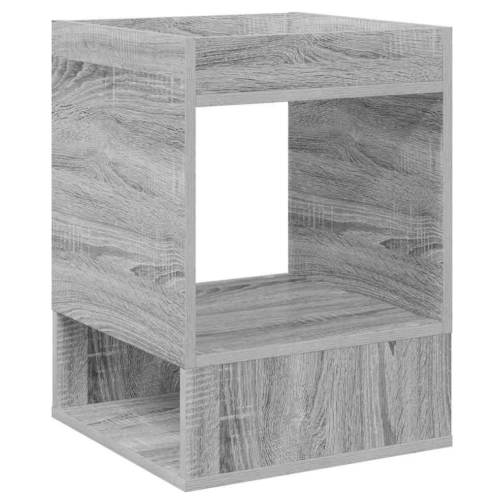 Side Table Grey Sonoma 40 x 40 x 56 cm Engineered Wood