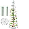 Climbing Plant Support Garden Trellis Grape Trellis Rust-Resistant Garden Spiral Obelisk for Peas Beans Flower Rose Vegetable