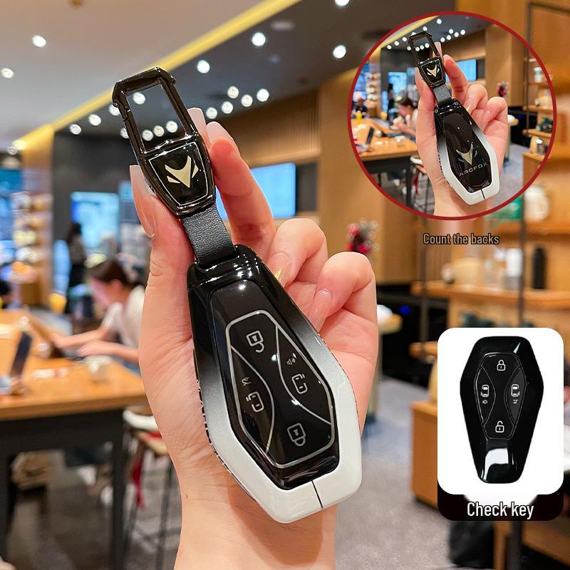 Premium Key Case for 24 Jihu Car Models: Alpha S/T5, ARCFOX, BAIC New Energy