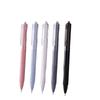 Press-Type Quick-Dry 0.5mm White Pen - Ideal for Students & Exams, Black Ink, Neutral ST Head, Perfect for Signing & Practice